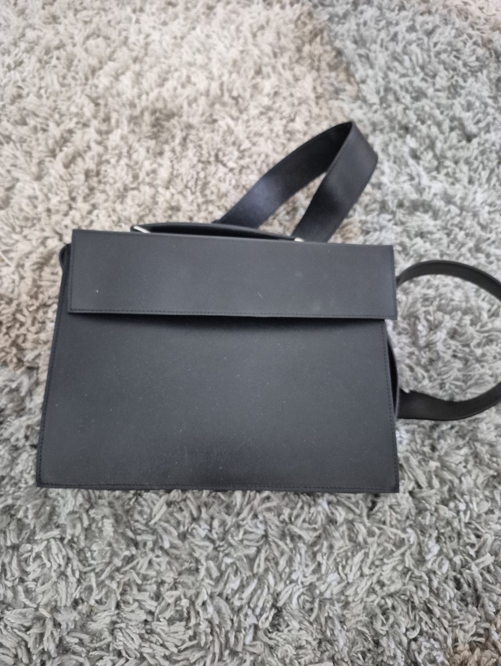 Jean Louis Imbert Black Crossbody Bag - Minimalist Purse